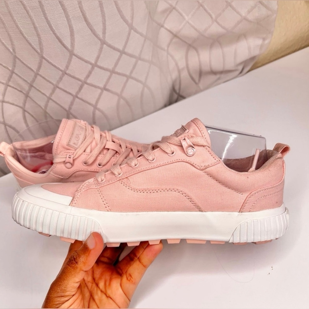 Levi’s Women’s Emma Platform Sneakers Size  8 Pink - Picture 4 of 10